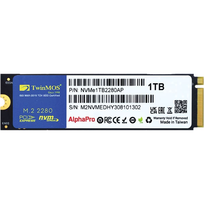 حافظه اس اس دی تواین موس M2 NVMe AlphaPro ظرفیت 1 ترابایت