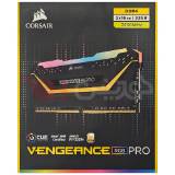 رم کامپیوتر دو کاناله DDR4 3200 کورسیر VENGEANCE RGB PRO ظرفیت 32 گیگابایت پشتیبانی از اینتل و ای ام دی